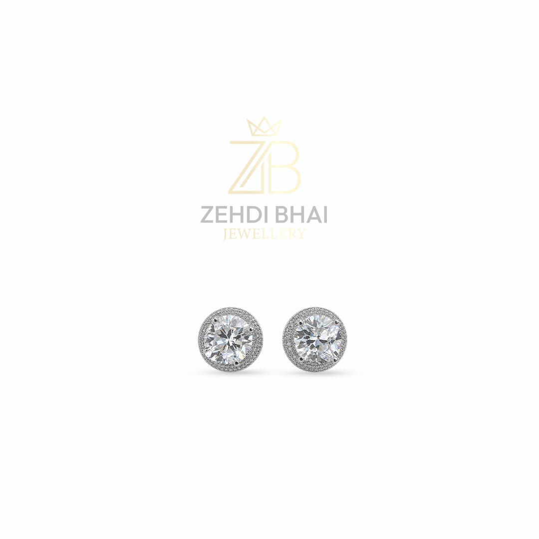 Moonlight Radiance Stud Earrings