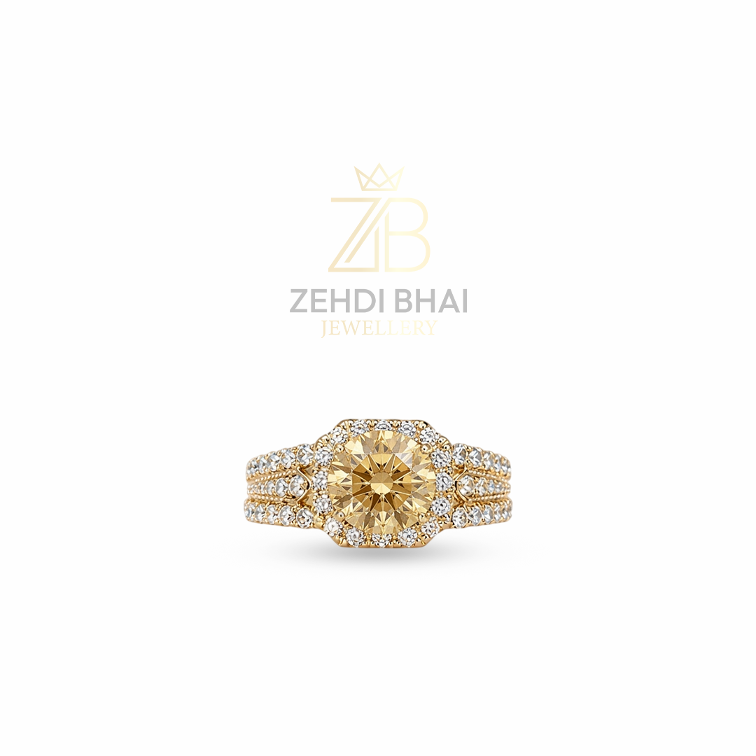 Vintage Halo Statement Ring