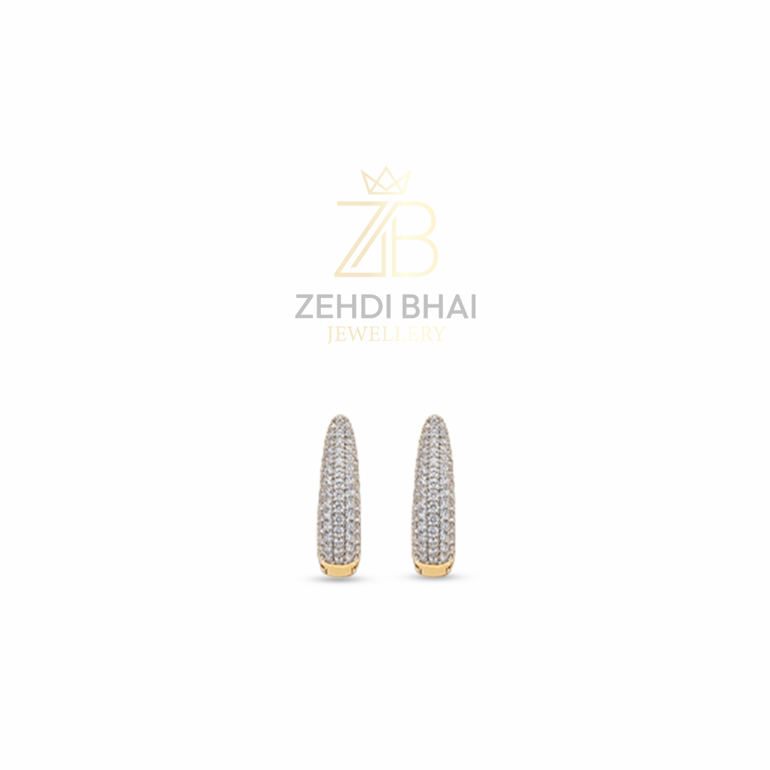 Minimal Crystal Drop Earrings