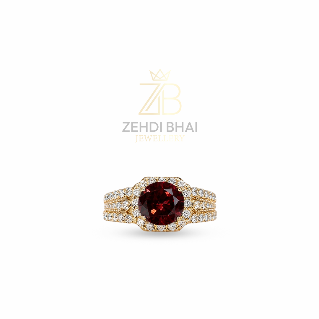 Vintage Halo Statement Ring