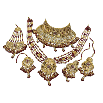 The Grand Ruby Bridal Necklace Set